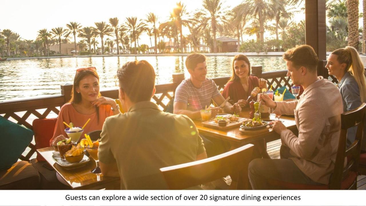 Jumeirah Mina Al Salam ดูไบ ภายนอก รูปภาพ Signature dining experiences